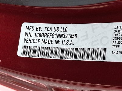 2022 RAM 1500 Big Horn Crew Cab 4x4 5'7" Box 4WD