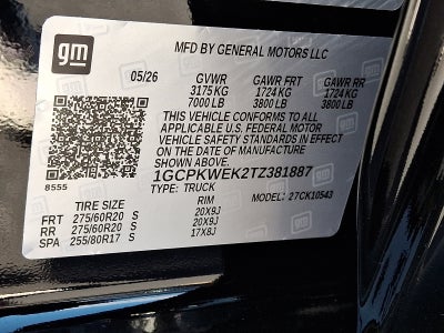 2026 Chevrolet Silverado 1500 RST 4WD