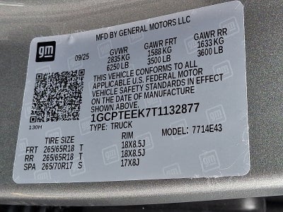 2026 Chevrolet Colorado Trail Boss