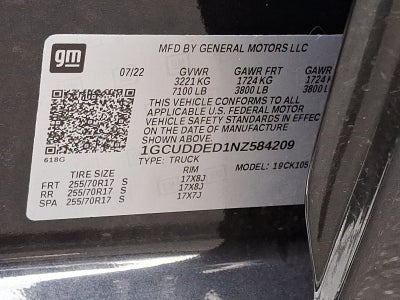 2022 Chevrolet Silverado 1500 LT 4WD