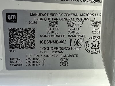 2024 Chevrolet Silverado 1500 RST 4WD