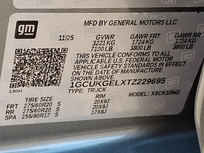 2026 Chevrolet Silverado 1500 LTZ