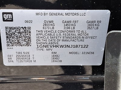 2022 Chevrolet Traverse LT Leather AWD