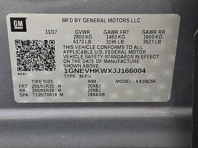 2018 Chevrolet Traverse LT Leather AWD