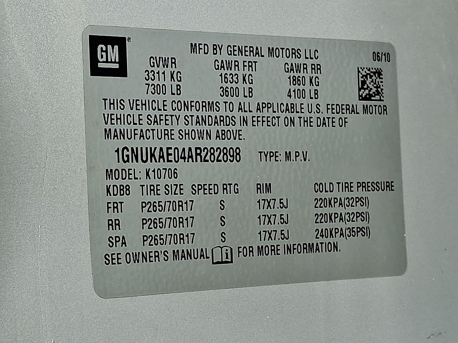 2010 Chevrolet Tahoe LS 4WD