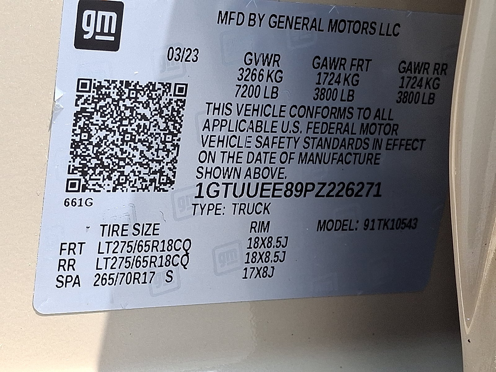 2023 GMC Sierra 1500 AT4 4WD