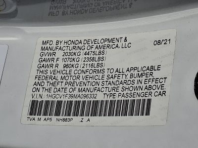 2021 Honda Accord Sport FWD