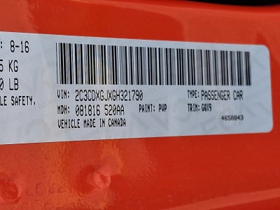 2016 Dodge Charger R/T Scat Pack