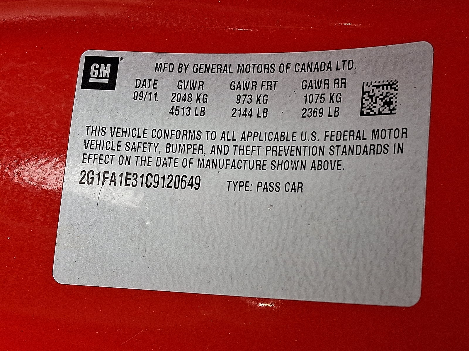 2012 Chevrolet Camaro 2LS RWD