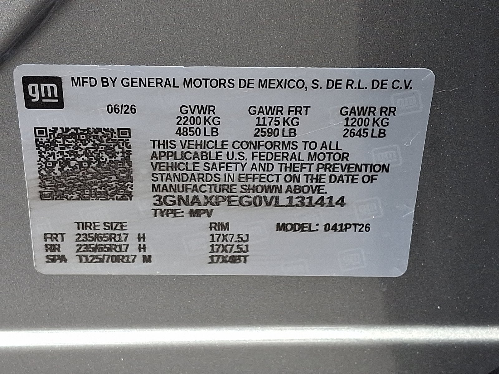 2027 Chevrolet Equinox LT AWD