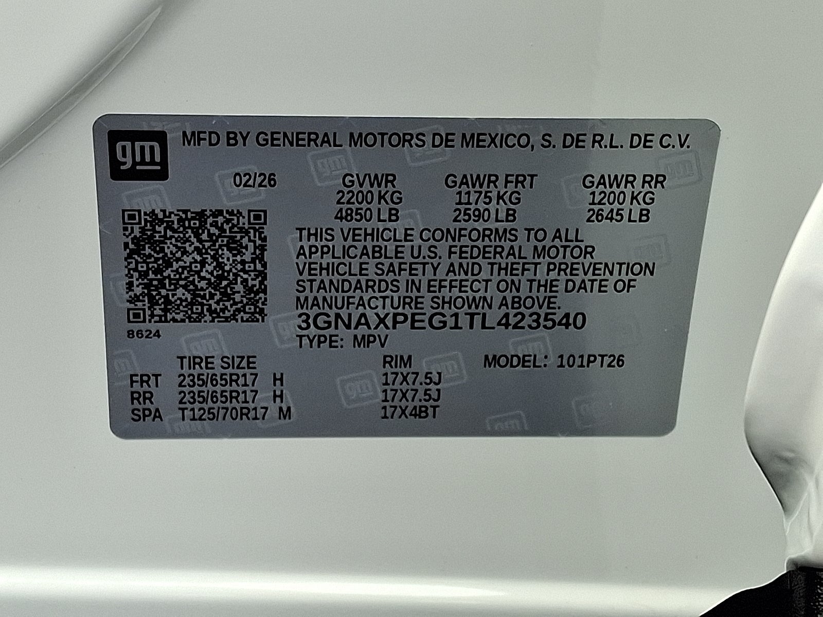 2026 Chevrolet Equinox LT AWD