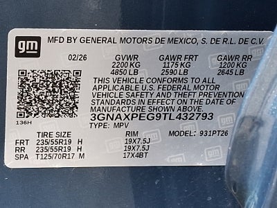 2026 Chevrolet Equinox LT AWD