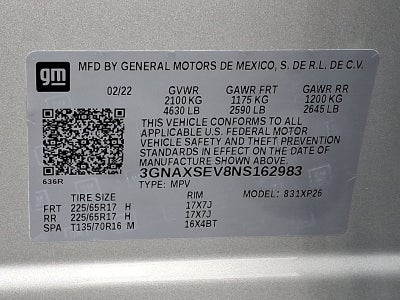 2022 Chevrolet Equinox LS AWD