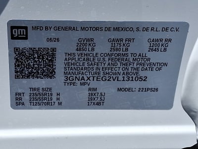 2027 Chevrolet Equinox RS AWD