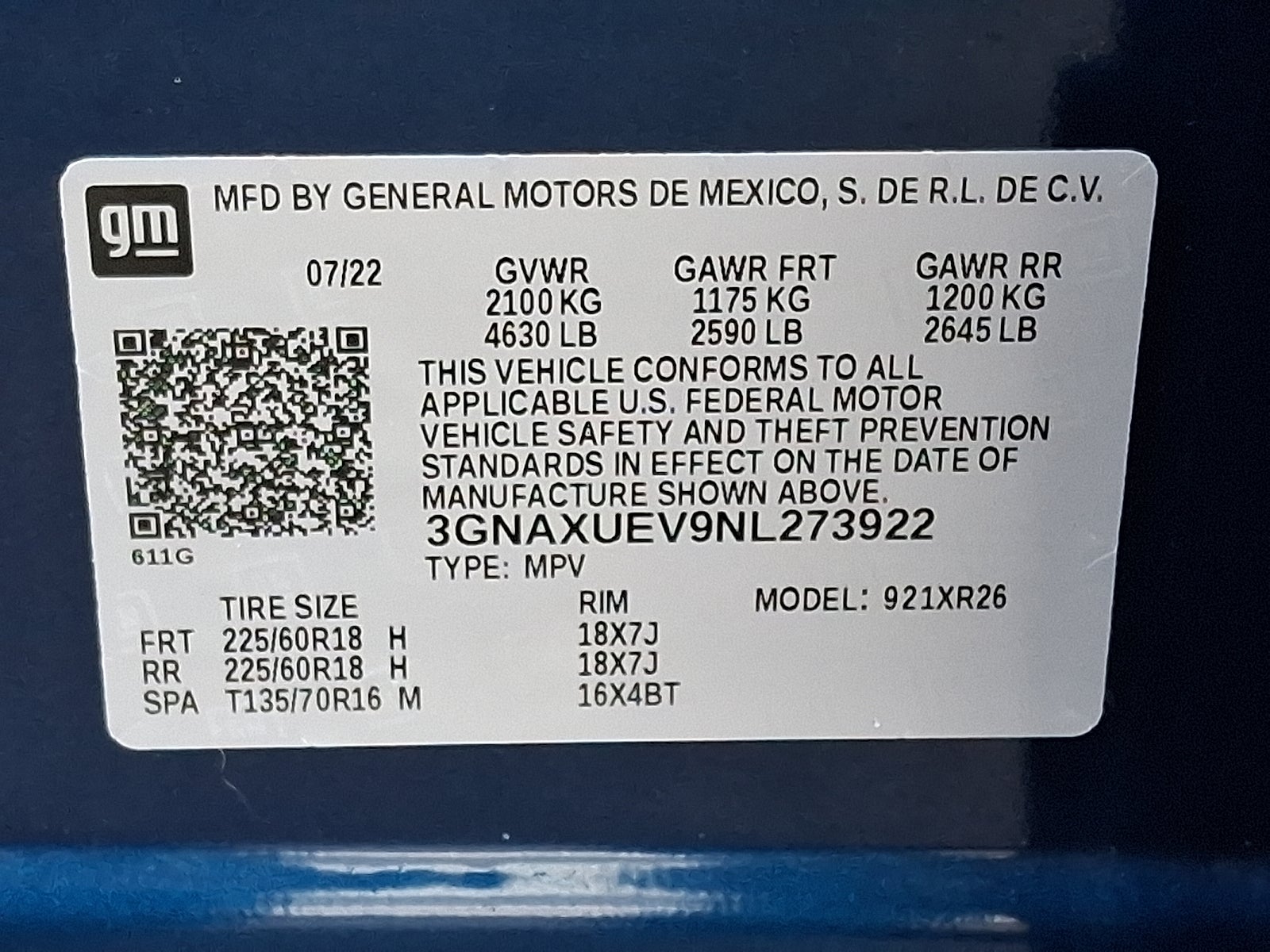 2022 Chevrolet Equinox LT AWD