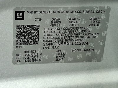 2020 Chevrolet Trax LS AWD
