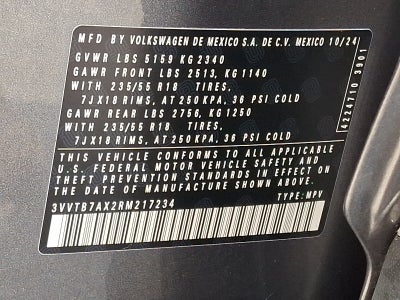 2024 Volkswagen Tiguan Wolfsburg Edition