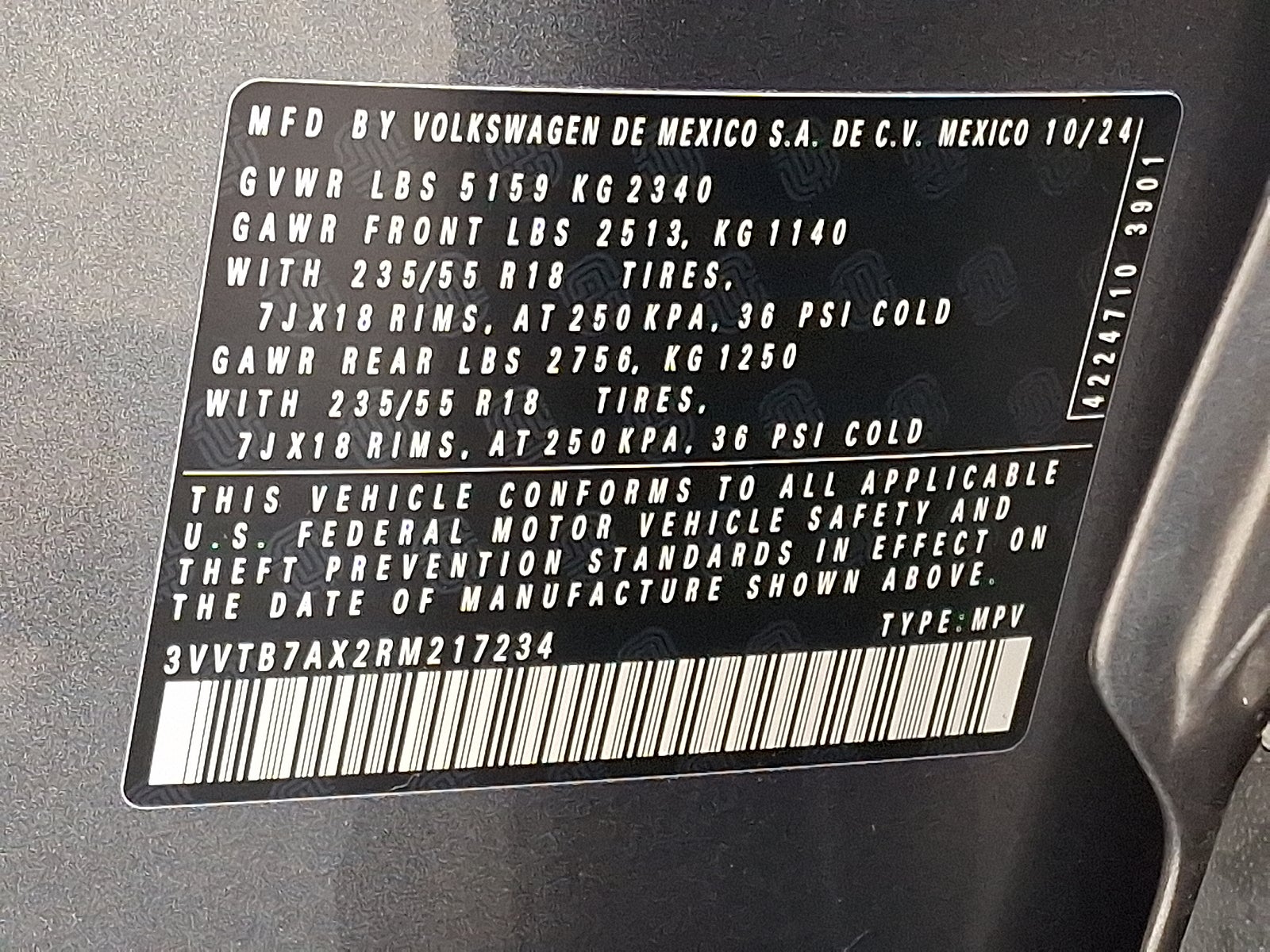 2024 Volkswagen Tiguan Wolfsburg Edition