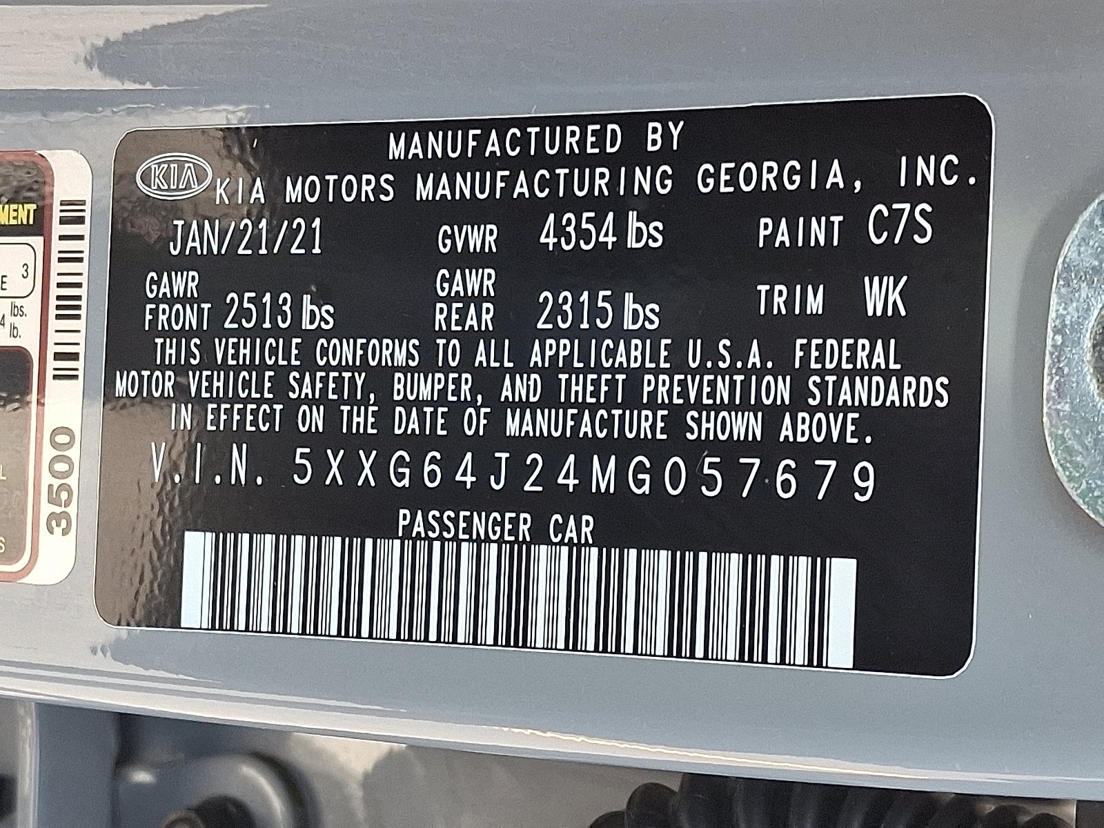 2021 Kia K5 GT-Line FWD