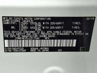 2018 Toyota RAV4 XLE AWD