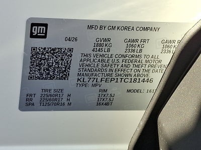 2026 Chevrolet Trax LS FWD