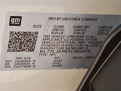 2026 Chevrolet Trax 2RS