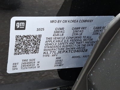 2026 Chevrolet Trax 2RS