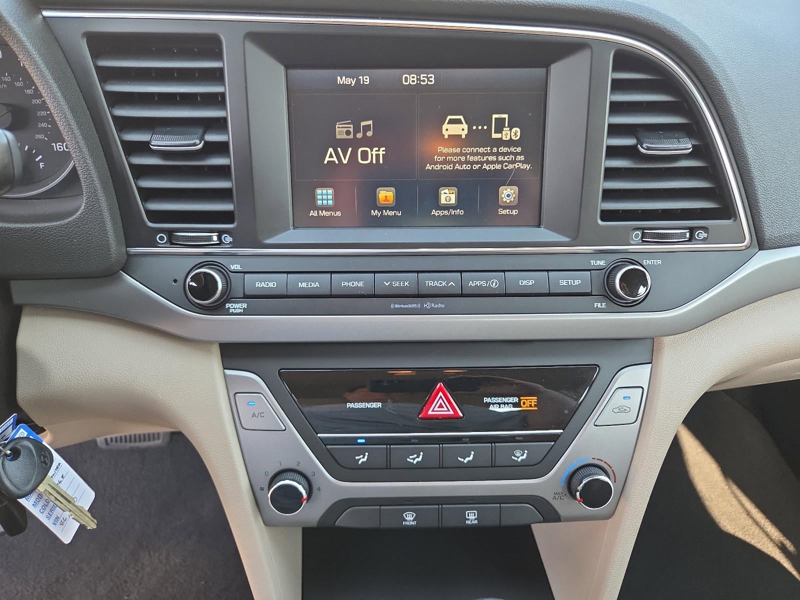 2018 Hyundai ELANTRA SEL 2.0L Auto