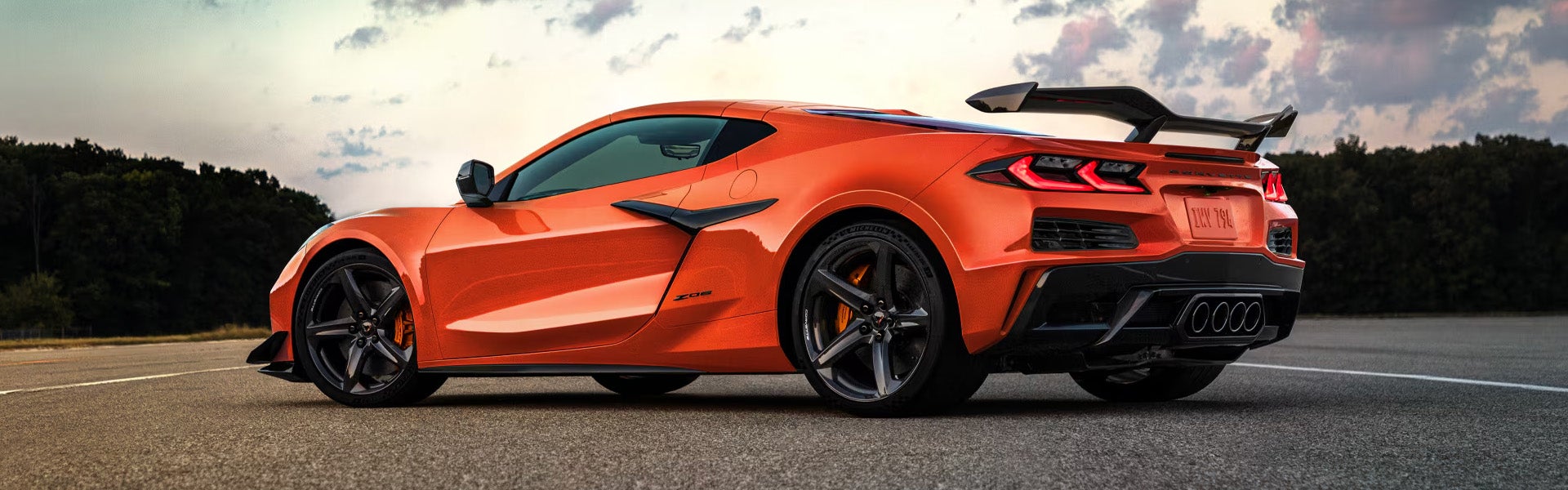 2027 Chevrolet Corvette Z06 exterior, rear three-quarter view