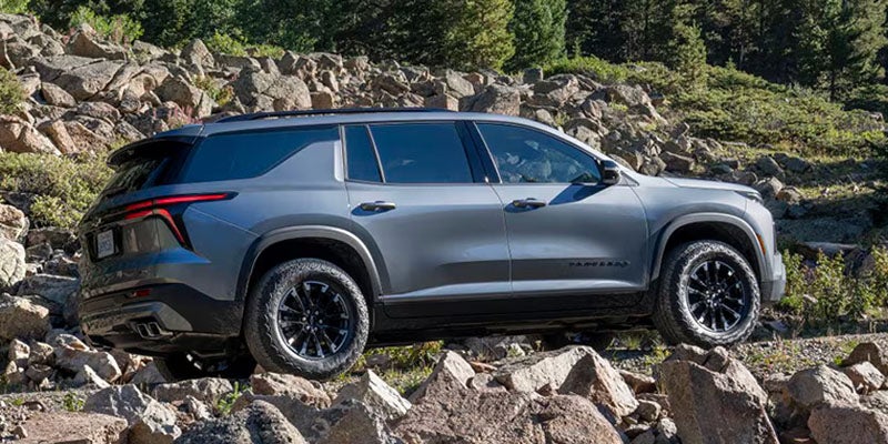 2027 Chevrolet Traverse shown in profile, at Outten Chevrolet of Allentown