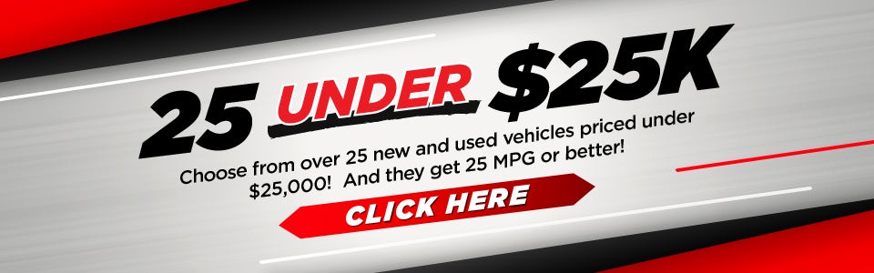 25 under $25k!