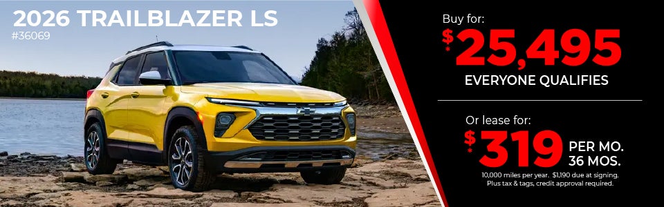 2026 Trailblazer LS deals