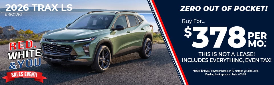 2026 Chevy Trax