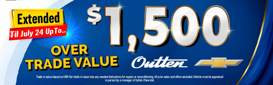 $1500 over trade value